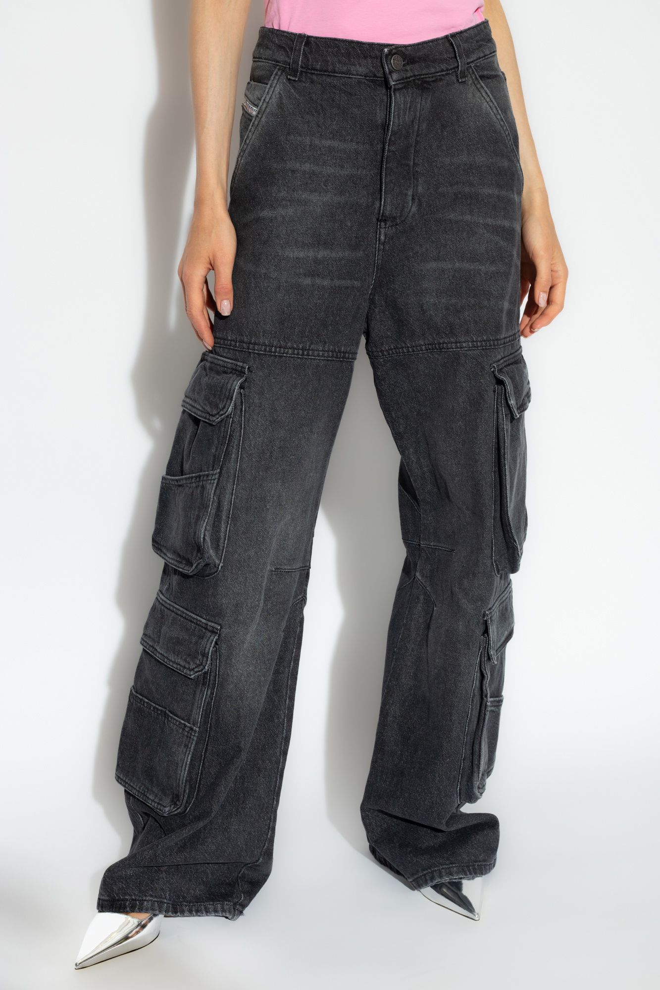 SIRE' cargo jeans Diesel - Black 'D - Kit Calça Jeans Silver Médio